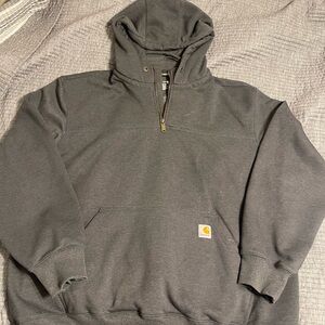 Carhartt Charcoal Zip-Up Sweatshirt